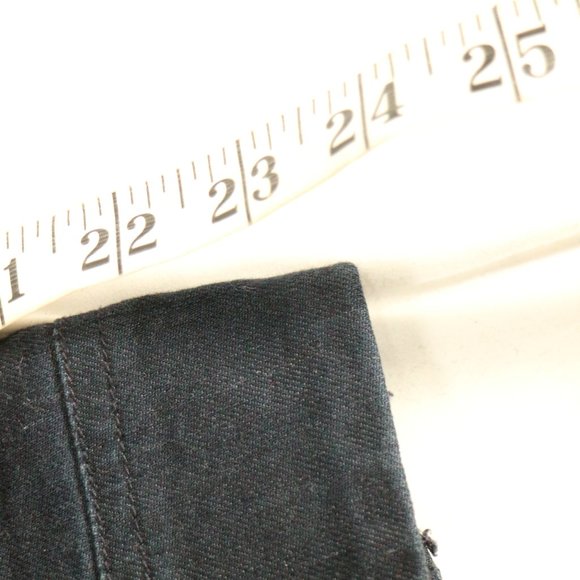 CHICOS Platinum Dark Denim Full Zip Jacket Sz 2 - Picture 9 of 11